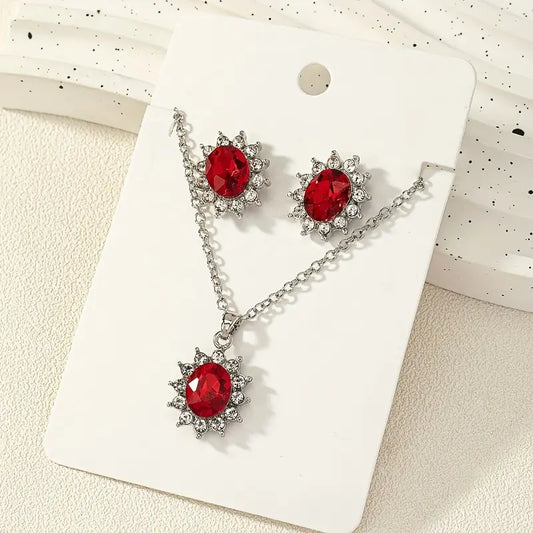 Set de Joyas Katya Ruberyn | Oro Blanco
