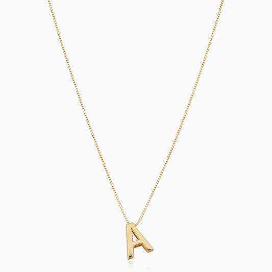 Collar con Letra Inicial | Oro