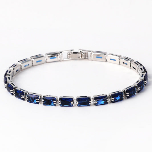 Pulsera Mireda Thalindra | Oro Blanco