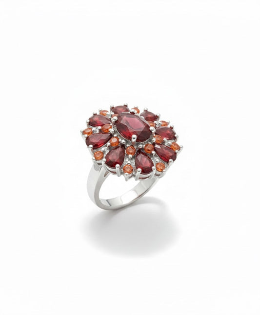 Anillo Pétalo Escarlata | Oro