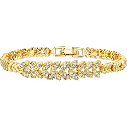 Pulsera de Tenis Everleaf | Oro