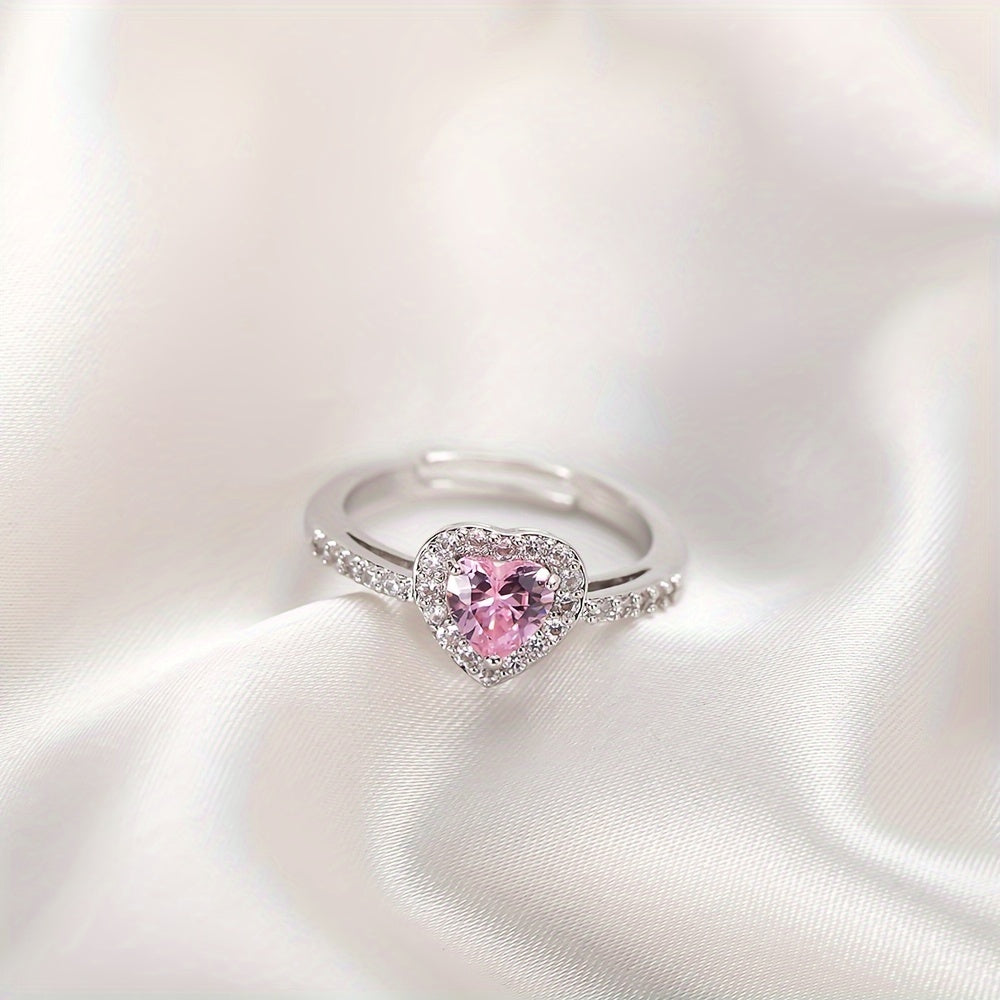 Anillo Corazón Rosekiss | Oro Blanco