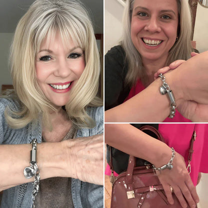 Pulsera Gruesa Heartened | Oro