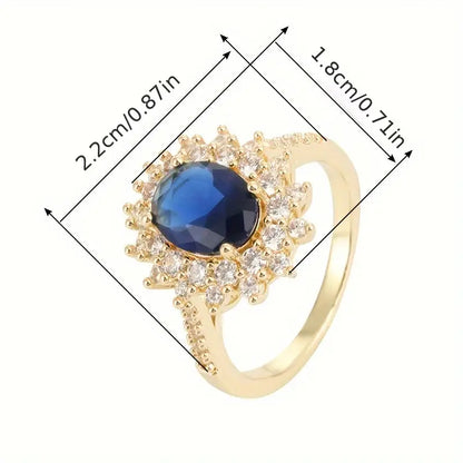 Anillo Vionne Saphirae | Oro Blanco