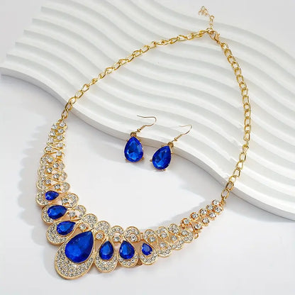 Set de Joyas Maevina Zafiros | Oro