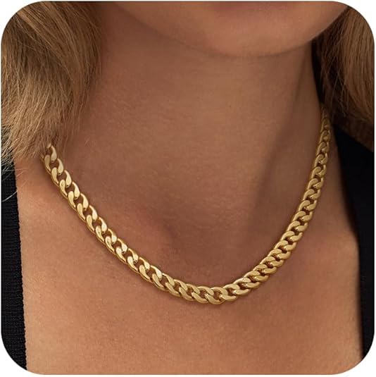 Collar Cubano Grueso | Oro