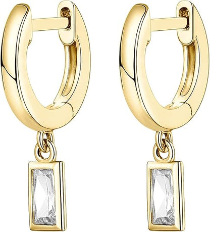 Pendientes Barra Colgante | Oro