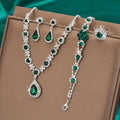 Set de Joyas Adriana Lysandre | Oro Blanco