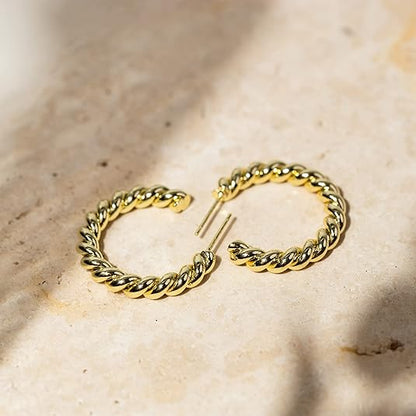 Aros Trenzados | Oro