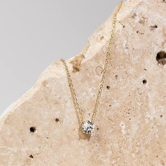 Collar Cristal Aurora | Oro
