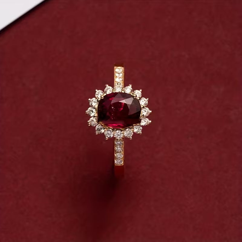 Anillo Empress Rojo | Oro