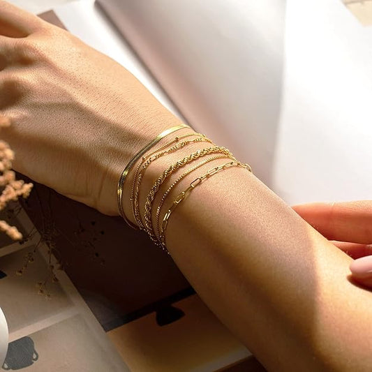 Set de Pulseras Isabella Vernetta | Oro