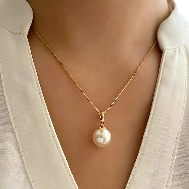 Set de Joyas de Perlas Golden Grace | Oro