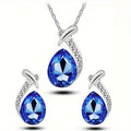 Set de Joyas Elegancia Sirena Clásica | Oro Blanco