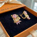 Pendientes Amorette Rosepetal | Oro Rosa