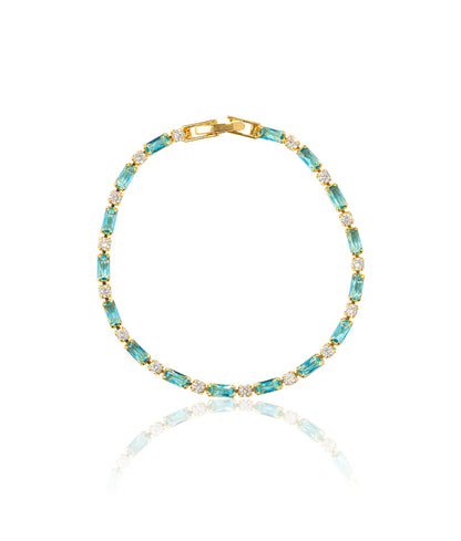 Pulsera de Turquesa Natural | Oro