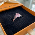 Anillo Rosetón Celia | Oro Blanco