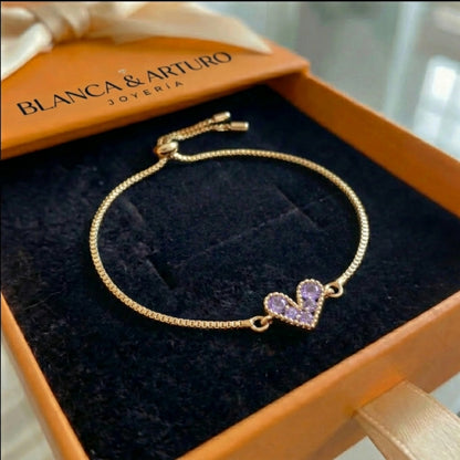 Lilac Love Bracelet | Gold