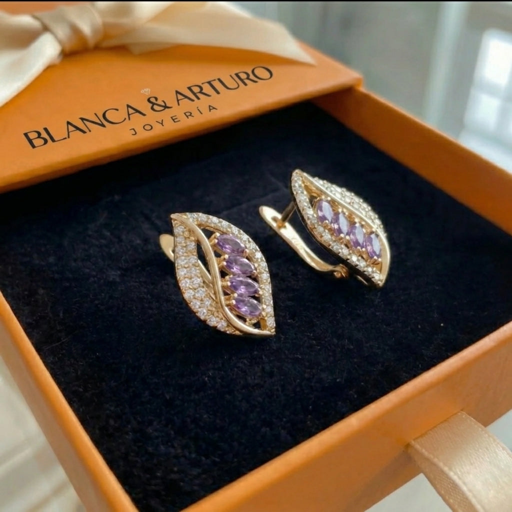 Isola Lilavere Earrings | Rose Gold
