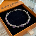 Amethyst Starlight Bracelet | White Gold