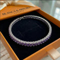 Amethyst Vertéa Tennis Bracelet | White Gold