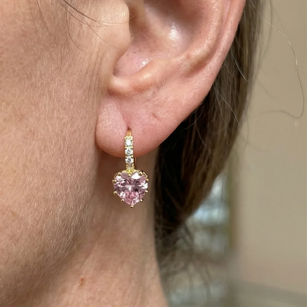 Pendientes Huggie Cupid Glow | Oro