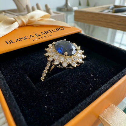 Anillo Vionne Saphirae | Oro