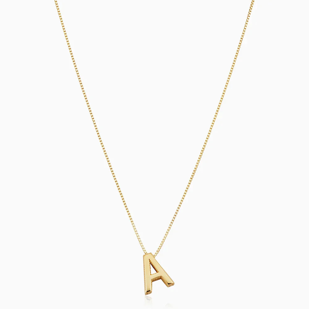 Collar con Letra Inicial | Oro