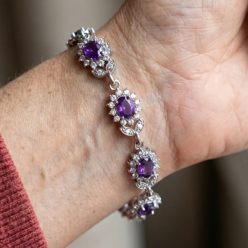 Iridessa Violetthorn Bracelet | White Gold