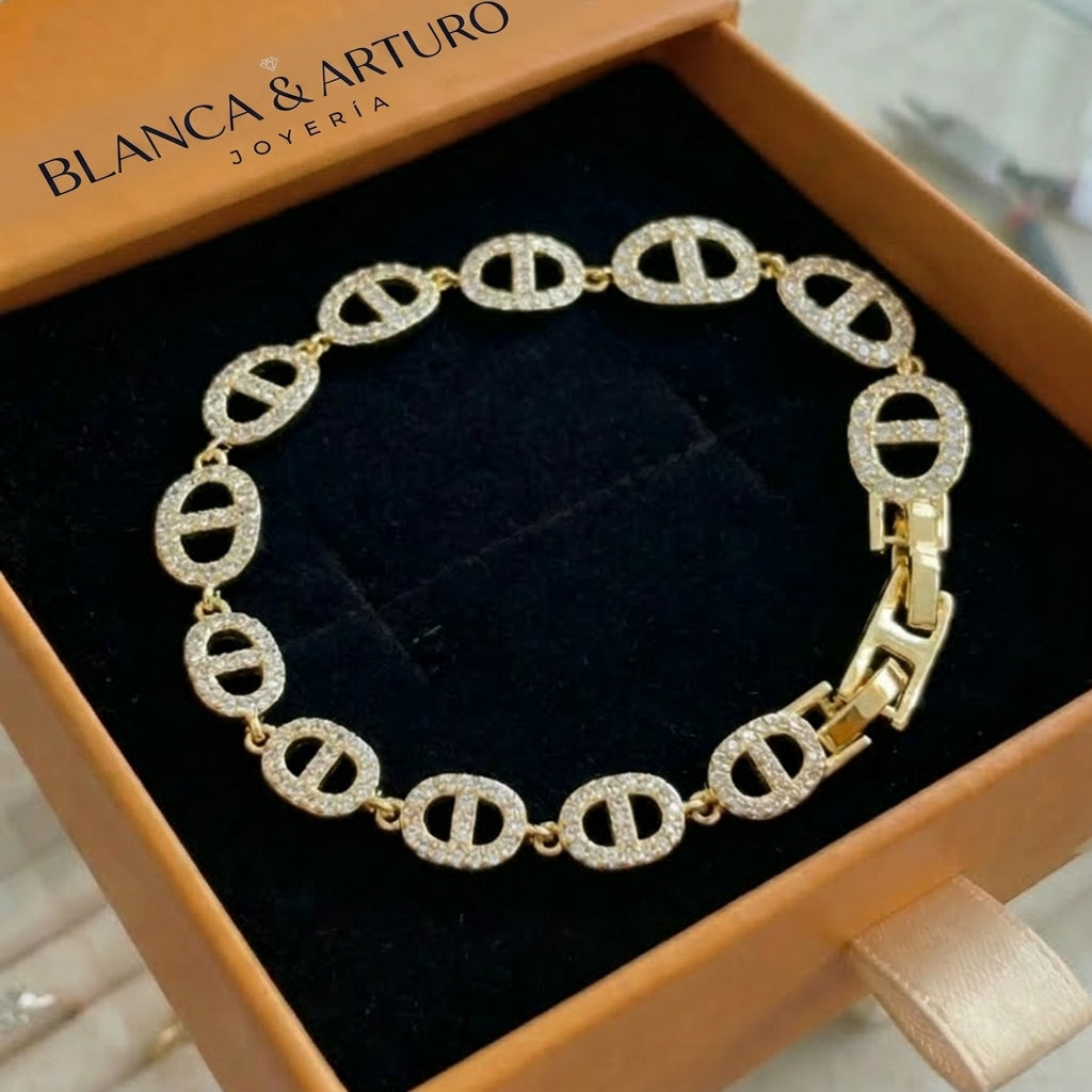 Pulsera Isla Marina | Oro