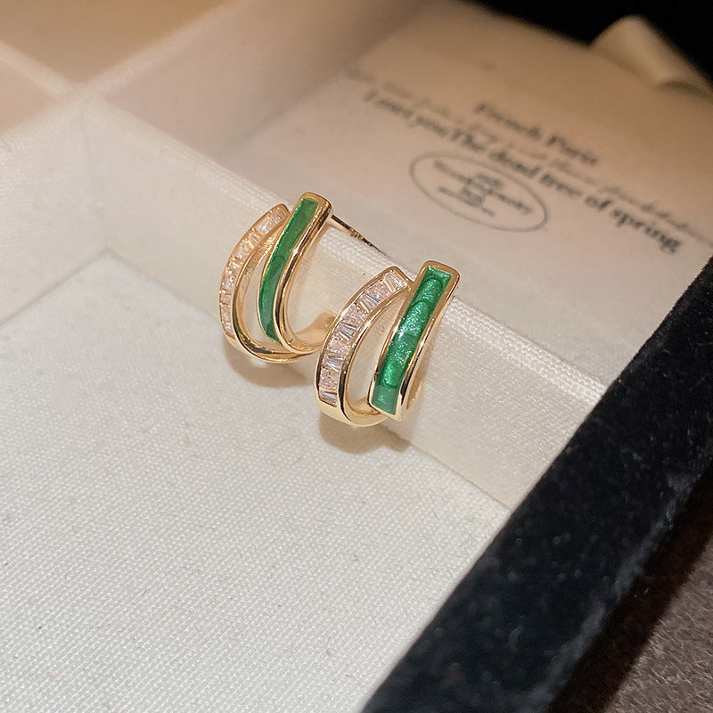 Pendientes Chloé Feuillage | Oro