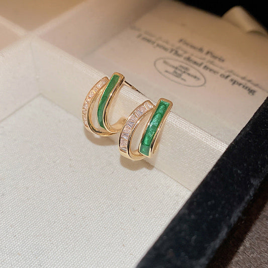Pendientes Chloé Feuillage | Oro