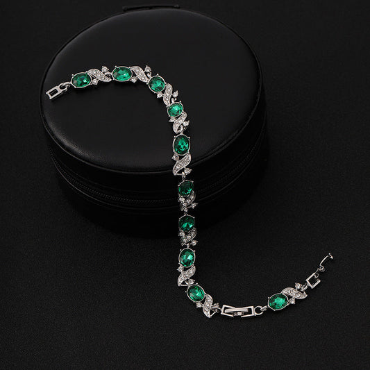 Pulsera Giada Bellini | Oro Blanco