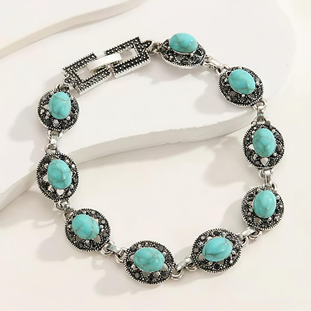Pulsera Emblema Noble Corvelle | Oro Blanco