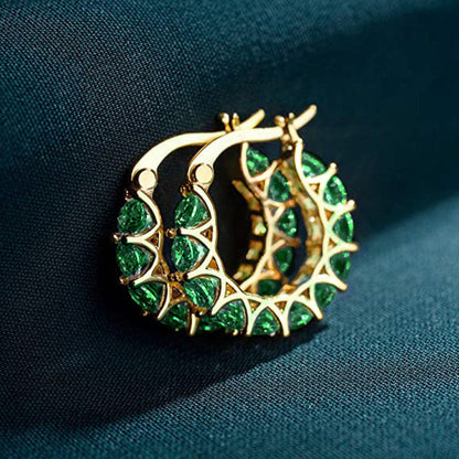 Aros Elena Marlowe | Oro Blanco