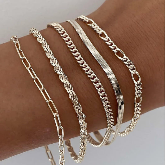Set de Pulseras Ellis Renner | Oro