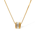 Collar Barril Pulido Elyna | Oro