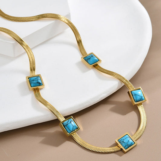 Collar Línea Costera Vionelle | Oro