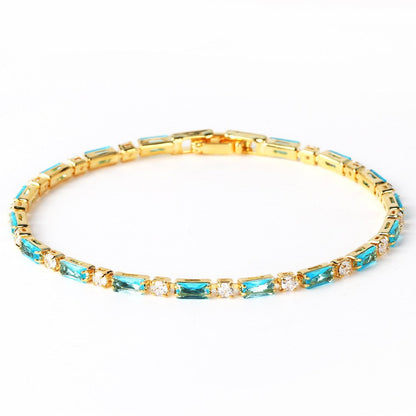 Pulsera de Turquesa Natural | Oro