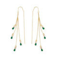 Pendientes Flecos Calista Moreau | Oro