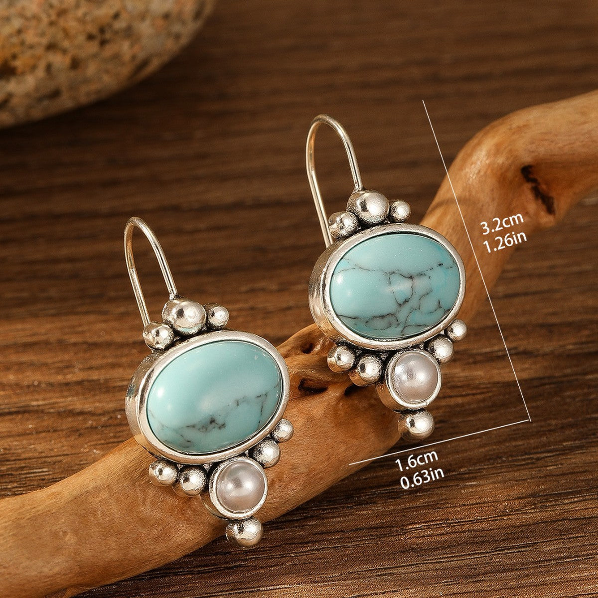 Pendientes Briselle Shorelight | Oro Blanco