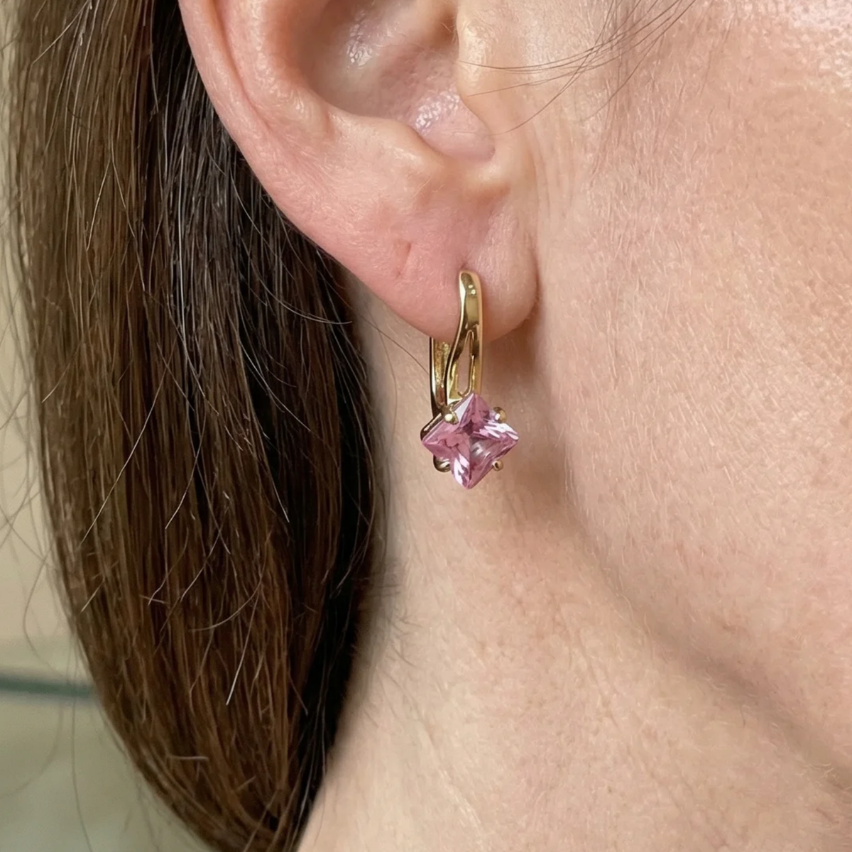 Pendientes Rosaluxe Crownlight | Oro Rosa