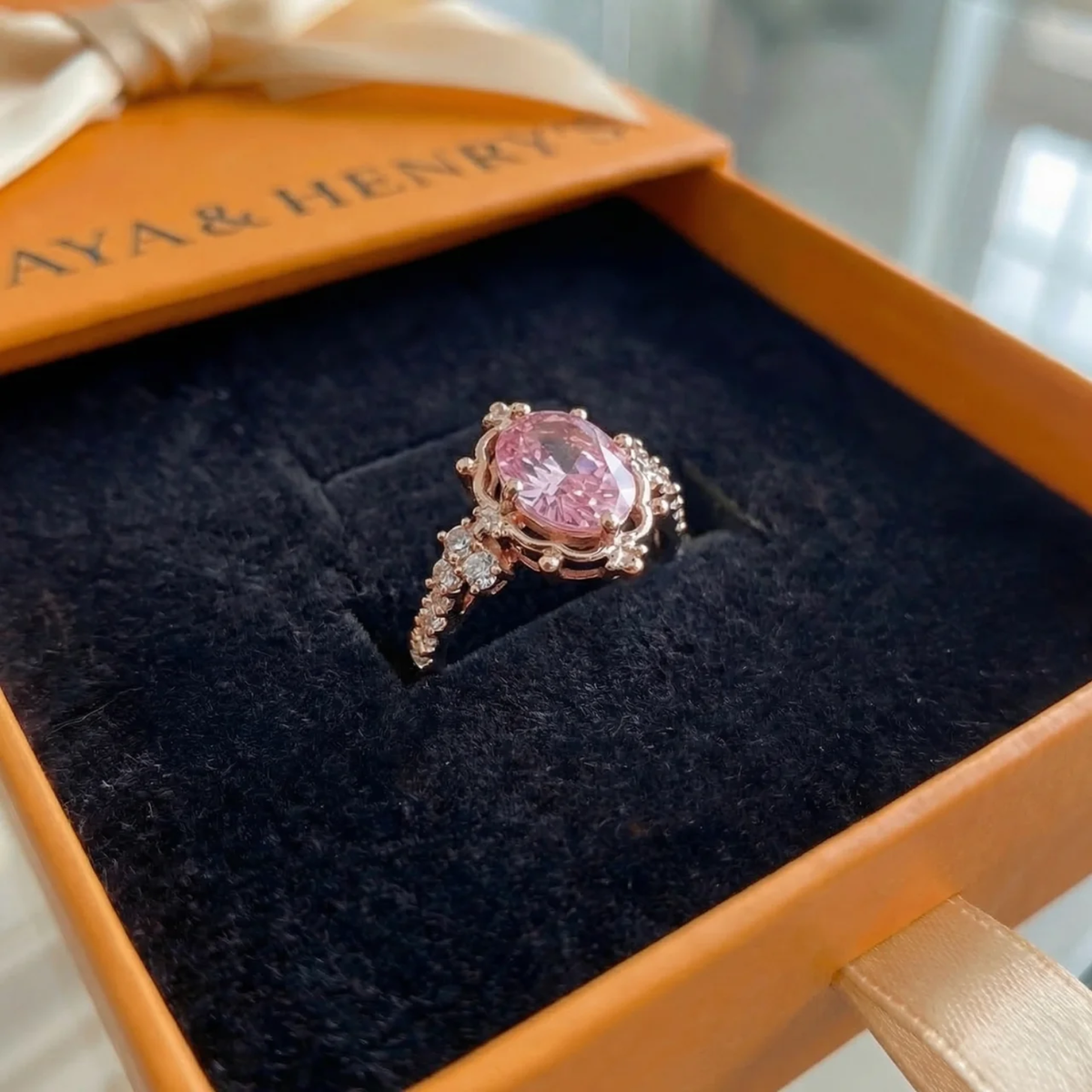 Anillo Tiara Rosavelyn | Oro Rosa