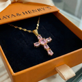 Collar Cruz Rose Faith | Oro