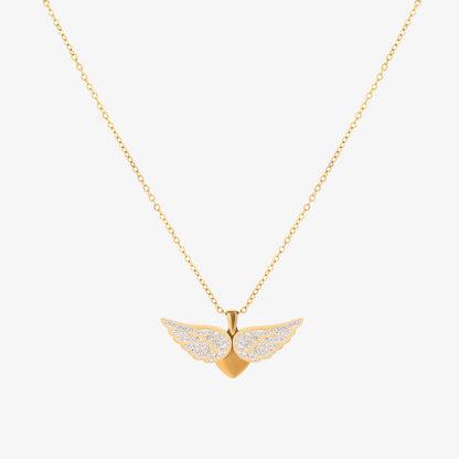 Collar Alas de Ángel Volando | Oro