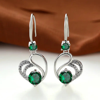 Pendientes Seraphina Duval | Oro Blanco