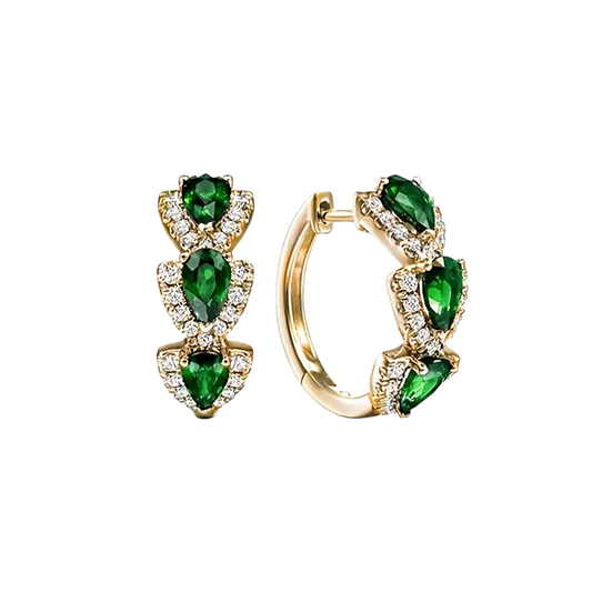 Pendientes Sylvarra Jadelisse | Oro