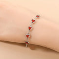 Pulsera Ophelyra Garnetelle | Oro Blanco