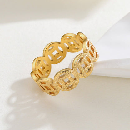 Anillo Patrón Clásico Ella | Oro