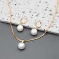 Set de Joyas de Perlas Golden Grace | Oro